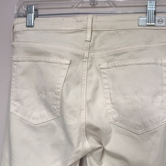 Adriano Goldschmied The prima cigarette leg cream coloured jeans sz 26R - Picture 7 of 13